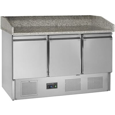 Tefcold Pizzabord 3 låger m/bagkant 368 ltr Tefcold Pizzabord 3 låger m/bagkant 368 ltr