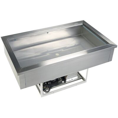 Tefcold Kølebrønd 102 ltr 3xGN1/1 2-8C indbygning Tefcold Kølebrønd 102 ltr 3xGN1/1 2-8C indbygning