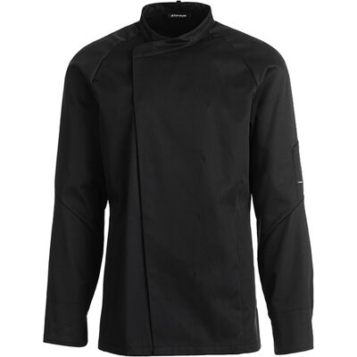 Kentaur Kokkejakke sort Unisex XXL Kentaur Kokkejakke sort Unisex XXL
