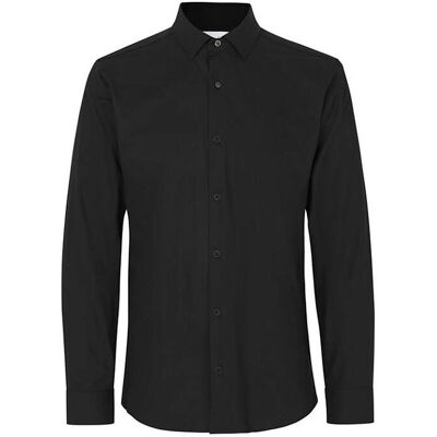 ID Identity Skjorte Seven Seas Slim Sort Large ID Identity Skjorte Seven Seas Slim Sort Large