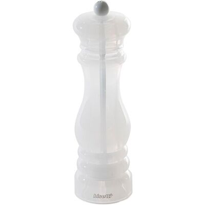 Pepper style by Bisetti srl Peberkværn 21 cm i røget hvid akryl Pepper style by Bisetti srl Peberkværn 21 cm i røget hvid akryl