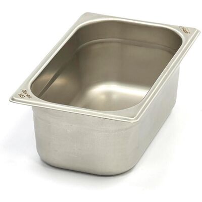 Maxima Rustfrit Stål Gastronorm Beholder - 1/4 GN - 10cm Dybde - 2,8L Maxima Rustfrit Stål Gastronorm Beholder - 1/4 GN - 10cm Dybde - 2,8L