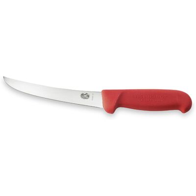 Victorinox Udbener, 15 cm, Fibrox, rød, med svaj Victorinox Udbener, 15 cm, Fibrox, rød, med svaj