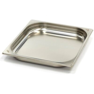 Maxima Kantine-beholder 2 / 3GN i rustfrit stål 40mm 325x354mm Maxima Kantine-beholder 2 / 3GN i rustfrit stål 40mm 325x354mm