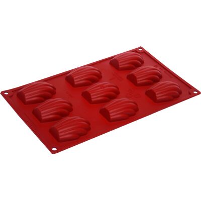 Pavoni Bageform Silikone 1/3 GN, 9 madeleines Pavoni Bageform Silikone 1/3 GN, 9 madeleines