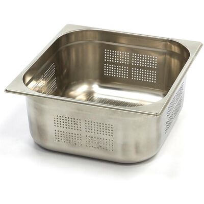 Maxima Perforeret Kantine-beholder 2 / 3GN i rustfrit stål 150mm Maxima Perforeret Kantine-beholder 2 / 3GN i rustfrit stål 150mm