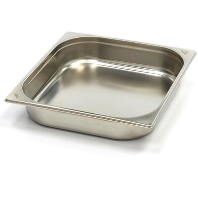 Maxima Kantine-beholder 2 / 3GN i rustfrit stål 65mm Maxima Kantine-beholder 2 / 3GN i rustfrit stål 65mm