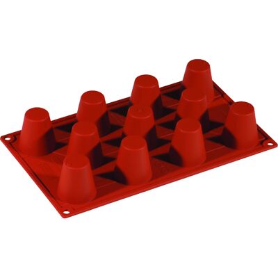 Pavoni Bageform Silikone 1/3 GN, 11 kegler Pavoni Bageform Silikone 1/3 GN, 11 kegler