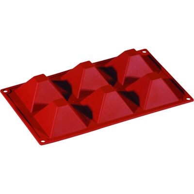 Pavoni Bageform Silikone 1/3 GN, 6 pyramider Pavoni Bageform Silikone 1/3 GN, 6 pyramider