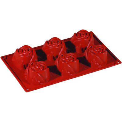Pavoni Bageform Silicone 1/3 GN, 6 roser Pavoni Bageform Silicone 1/3 GN, 6 roser