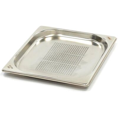 Maxima Perforeret Kantine-beholder 1 / 2GN i rustfrit stål 20mm Maxima Perforeret Kantine-beholder 1 / 2GN i rustfrit stål 20mm