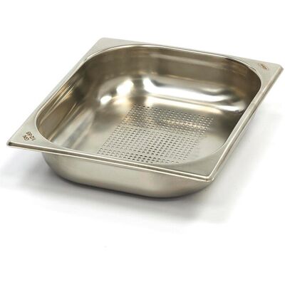 Maxima Rustfrit Stål 1/2 GN Perforeret Gastronorm Beholder - 4L Maxima Rustfrit Stål 1/2 GN Perforeret Gastronorm Beholder - 4L