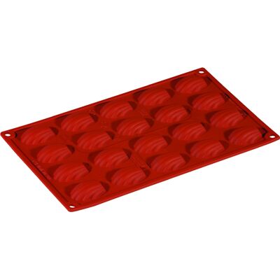 Pavoni Bageform Silikone 1/3 GN, 20 madeleines Pavoni Bageform Silikone 1/3 GN, 20 madeleines