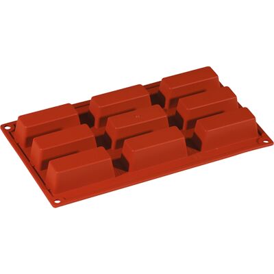 Pavoni Bageform Silikone 1/3 GN, 9 firkanter Pavoni Bageform Silikone 1/3 GN, 9 firkanter