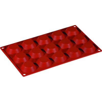 Pavoni Bageform Silicone 1/3 GN, 15 tarteletter Pavoni Bageform Silicone 1/3 GN, 15 tarteletter