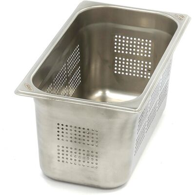 Maxima Perforeret Kantine-beholder 2 / 3GN i rustfrit stål 150mm Maxima Perforeret Kantine-beholder 2 / 3GN i rustfrit stål 150mm