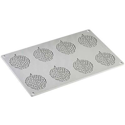 Pavoni Gourmand Silicone 30x20cm 8stk Leaf Pavoni Gourmand Silicone 30x20cm 8stk Leaf