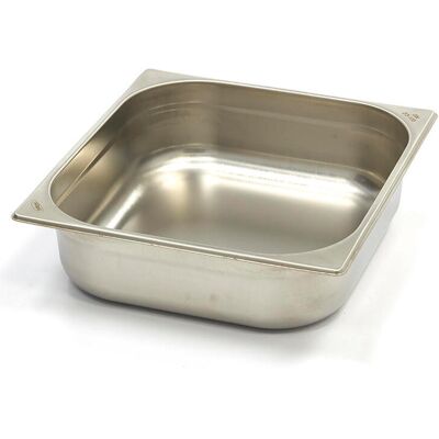 Maxima Kantine-beholder 2 / 3GN i rustfrit stål 100mm Maxima Kantine-beholder 2 / 3GN i rustfrit stål 100mm