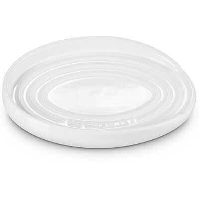 Le Creuset Grydeskeholder i stentøj 16x12 cm i White Le Creuset Grydeskeholder i stentøj 16x12 cm i White