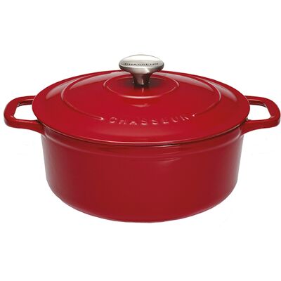 Matfer Bourgeat Gryde Chasseur Ø20 cm rund rød Matfer Bourgeat Gryde Chasseur Ø20 cm rund rød