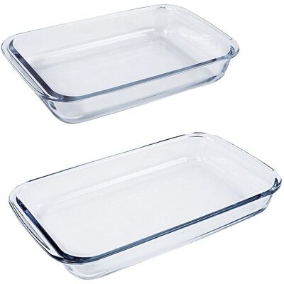 Aida Aroma Ovnfaste fade Glas 2 størrelser Aida Aroma Ovnfaste fade Glas 2 størrelser
