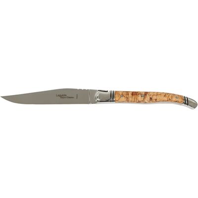 Laguiole Steakkniv, Prestige, Skæfte af birk Laguiole Steakkniv, Prestige, Skæfte af birk