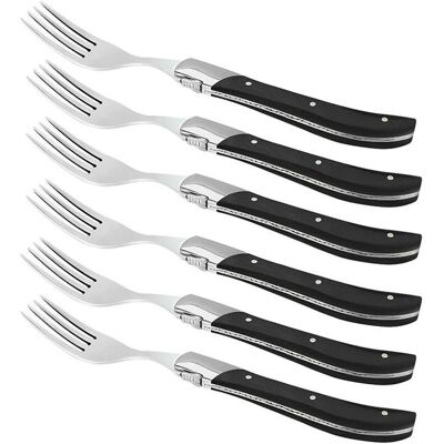 Hâws Laguiole Gaffel Wenge 6 stk. Hâws Laguiole Gaffel Wenge 6 stk.