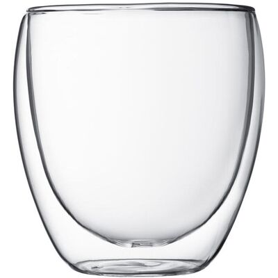Bodum Glas 0,25L Dobbeltvægget 2stk Bodum Glas 0,25L Dobbeltvægget 2stk