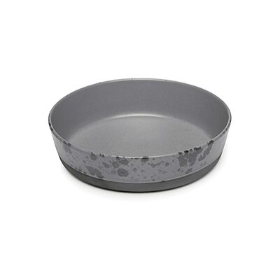 Aida Raw Dybt tallerken - 19,4cm Grå med mønster Aida Raw Dybt tallerken - 19,4cm Grå med mønster