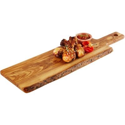 APS Serveringsbræt m/greb oliventræ 40x15 cm APS Serveringsbræt m/greb oliventræ 40x15 cm
