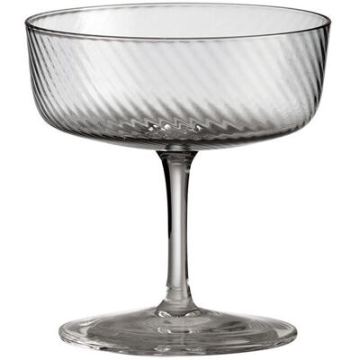 Aida RAW Unique Champagneglas 25cl swirl Grå Aida RAW Unique Champagneglas 25cl swirl Grå