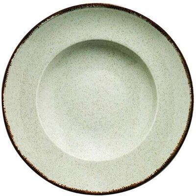 Kutahya Porselen Tallerken pasta Ø27 cm 40 cl Pearl grøn Kutahya Porselen Tallerken pasta Ø27 cm 40 cl Pearl grøn