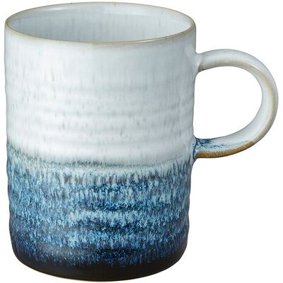 Denby Kiln Kop med hank – Rillet blå 370 ml Denby Kiln Kop med hank – Rillet blå 370 ml