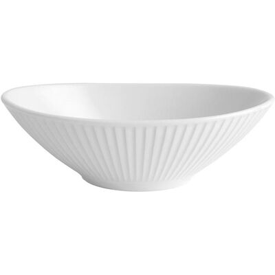 Pillivuyt Plissé Oval Skål - Hvid Pillivuyt Plissé Oval Skål - Hvid