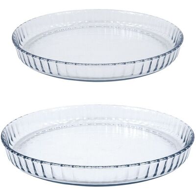 Aida Tærtefad Aroma 2 stk Glas Ø27 / Ø30cm Aida Tærtefad Aroma 2 stk Glas Ø27 / Ø30cm