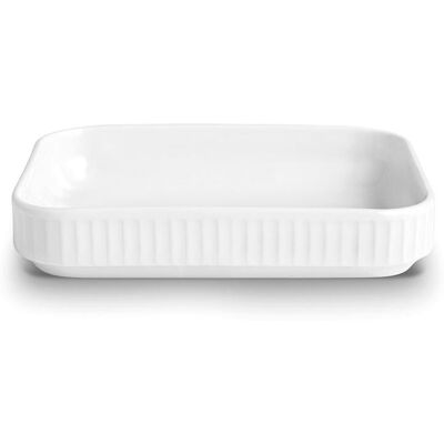 Pillivuyt Plissé 18x12cm Hvid - Tapasfad Pillivuyt Plissé 18x12cm Hvid - Tapasfad