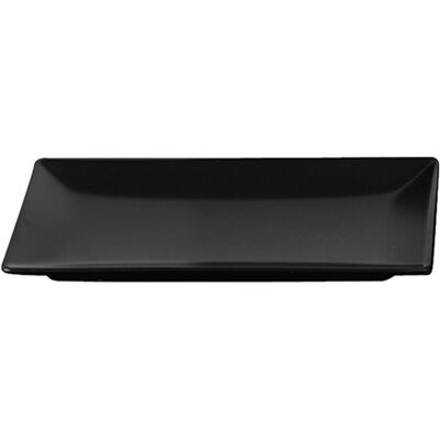 Aida Quadro Tallerken 30x20 cm Sort stentøj Aida Quadro Tallerken 30x20 cm Sort stentøj