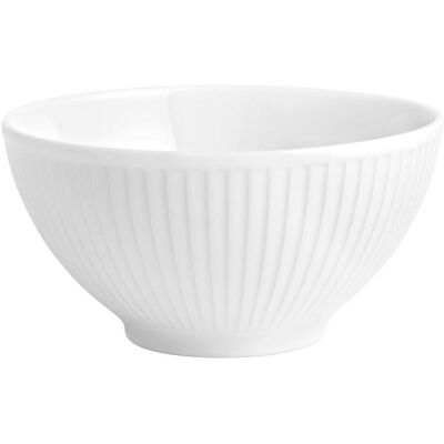 Pillivuyt Plissé Morgenmadseskål - Hvid - 14cm Pillivuyt Plissé Morgenmadseskål - Hvid - 14cm