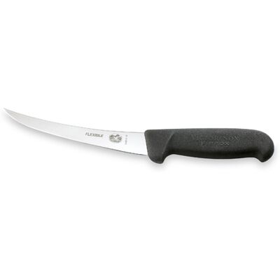 Victorinox Udbener, 15 cm, Fibrox, sort, fleksibel, slank, med svaj Victorinox Udbener, 15 cm, Fibrox, sort, fleksibel, slank, med svaj