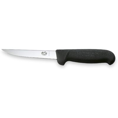 Victorinox Udbener, 12 cm, Fibrox, sort, lige blad Victorinox Udbener, 12 cm, Fibrox, sort, lige blad