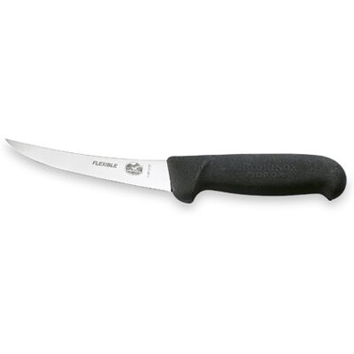 Victorinox Udbener, 12 cm Fibrox, sort, fleksibel, med svaj Victorinox Udbener, 12 cm Fibrox, sort, fleksibel, med svaj