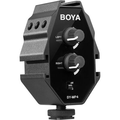 Boya BY-MP4 mikrofon-adapter til kamera Boya BY-MP4 mikrofon-adapter til kamera