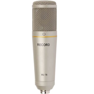 Record MU-78 USB kondensatormikrofon - Studioptagelse Record MU-78 USB kondensatormikrofon - Studioptagelse