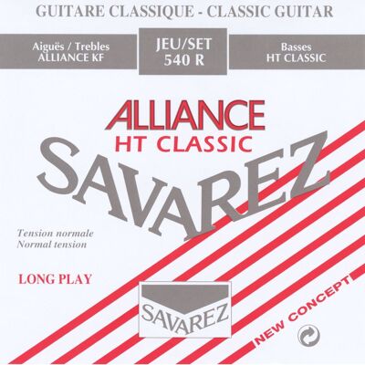 Savarez 540R Alliance Normal spansk guitar-strenge, rød Savarez 540R Alliance Normal spansk guitar-strenge, rød
