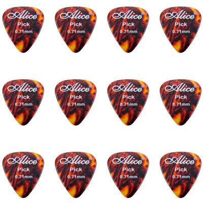 Alice AP-12A 0.71 mm plektre (12 stk) Alice AP-12A 0.71 mm plektre (12 stk)