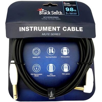 BlackSmith MSIC-STA3 Mute guitar-kabel 3 meter BlackSmith MSIC-STA3 Mute guitar-kabel 3 meter