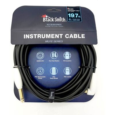BlackSmith MSIC-STA6 Mute guitar-kabel 6 meter BlackSmith MSIC-STA6 Mute guitar-kabel 6 meter