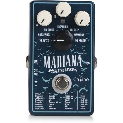 Caline CP-507 Mariana Reverbs guitar-effekt-pedal Caline CP-507 Mariana Reverbs guitar-effekt-pedal