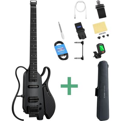 Donner Hush-X Live guitar sort Donner Hush-X Live guitar sort