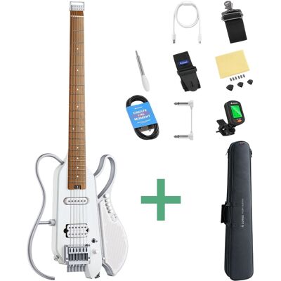 Donner Hush-X Live guitar hvid Donner Hush-X Live guitar hvid